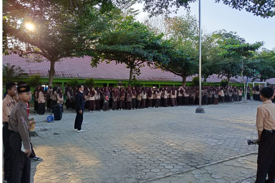 Menumbuhkan Generasi Qur’ani, MTsN 1 Way Kanan Gelar Kegiatan Religius Pagi