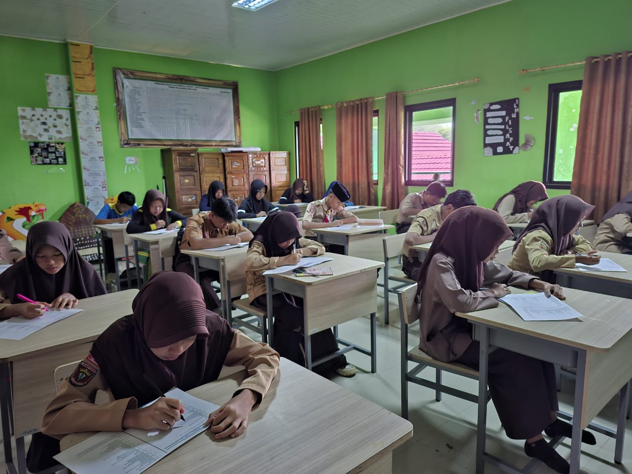 MTsN 1 Way Kanan Gelar Seleksi OMI 2025 Tingkat Satuan Pendidikan