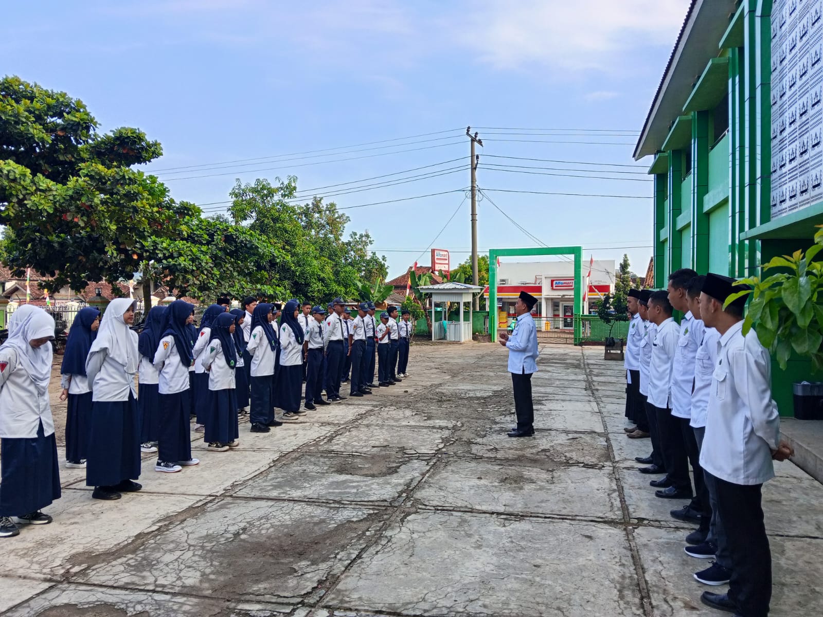 MTsN 1 Way Kanan Gelar ANBK Utama Tingkat SMP/MTs