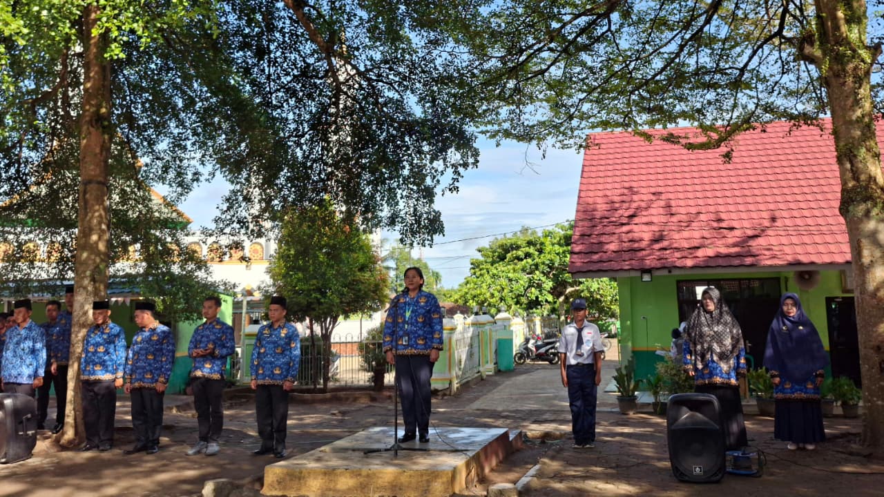 Koordinator LPP RRI SP Way Kanan Tekankan Pentingnya Semangat Belajar di MTsN 1 Way Kanan