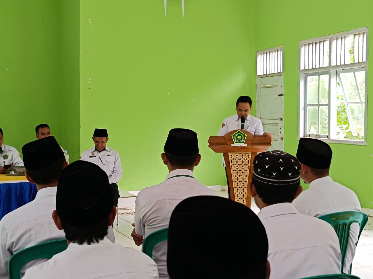 Kabid Pendidikan Madrasah Kanwil Kemenag Lampung Berikan Pembinaan di MTsN 1 Way Kanan