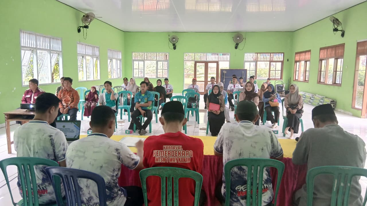 MTsN 1 Way Kanan Gelar Technical Meeting Gebyar Madrasah Ke-VIII